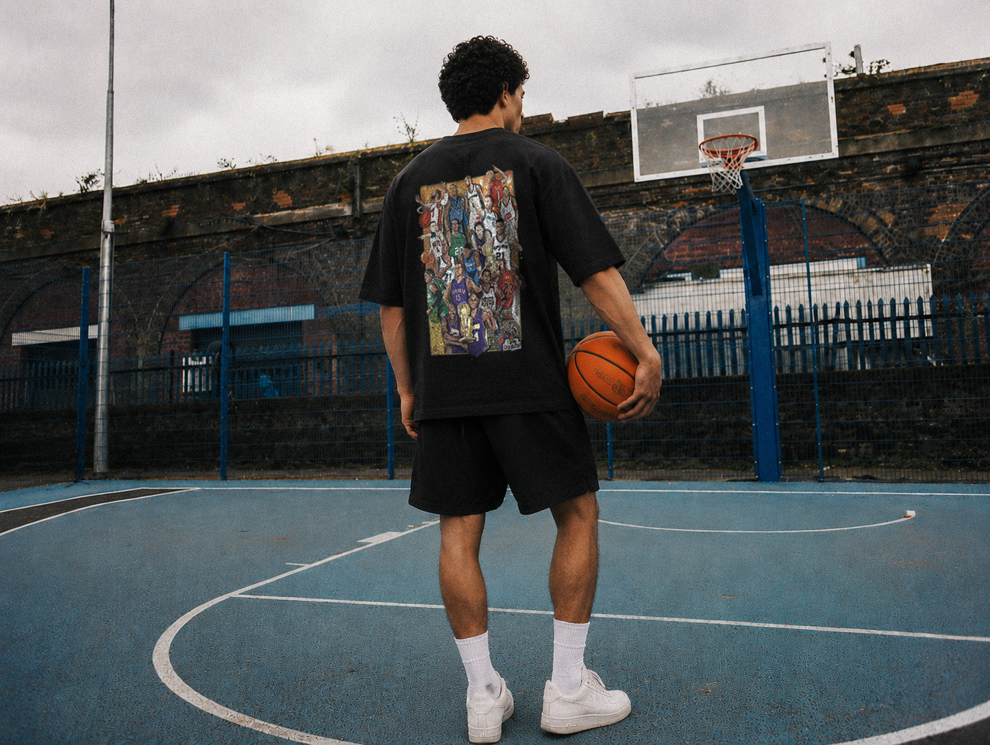BASKET BACK Black Oversize_