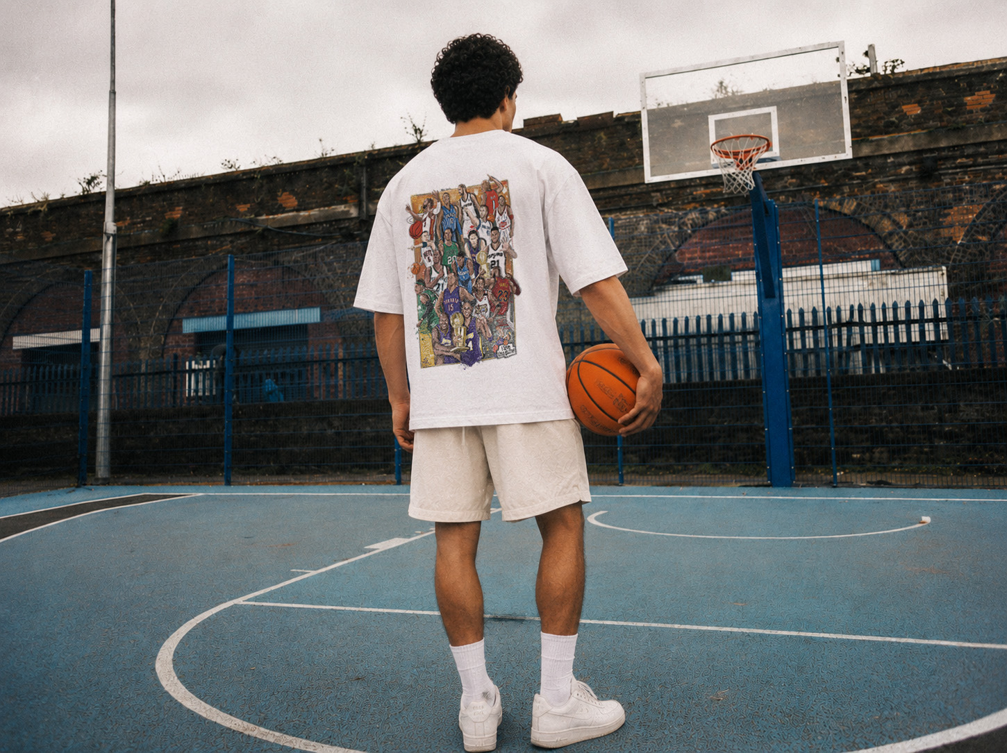 BASKET BACK White Oversize_