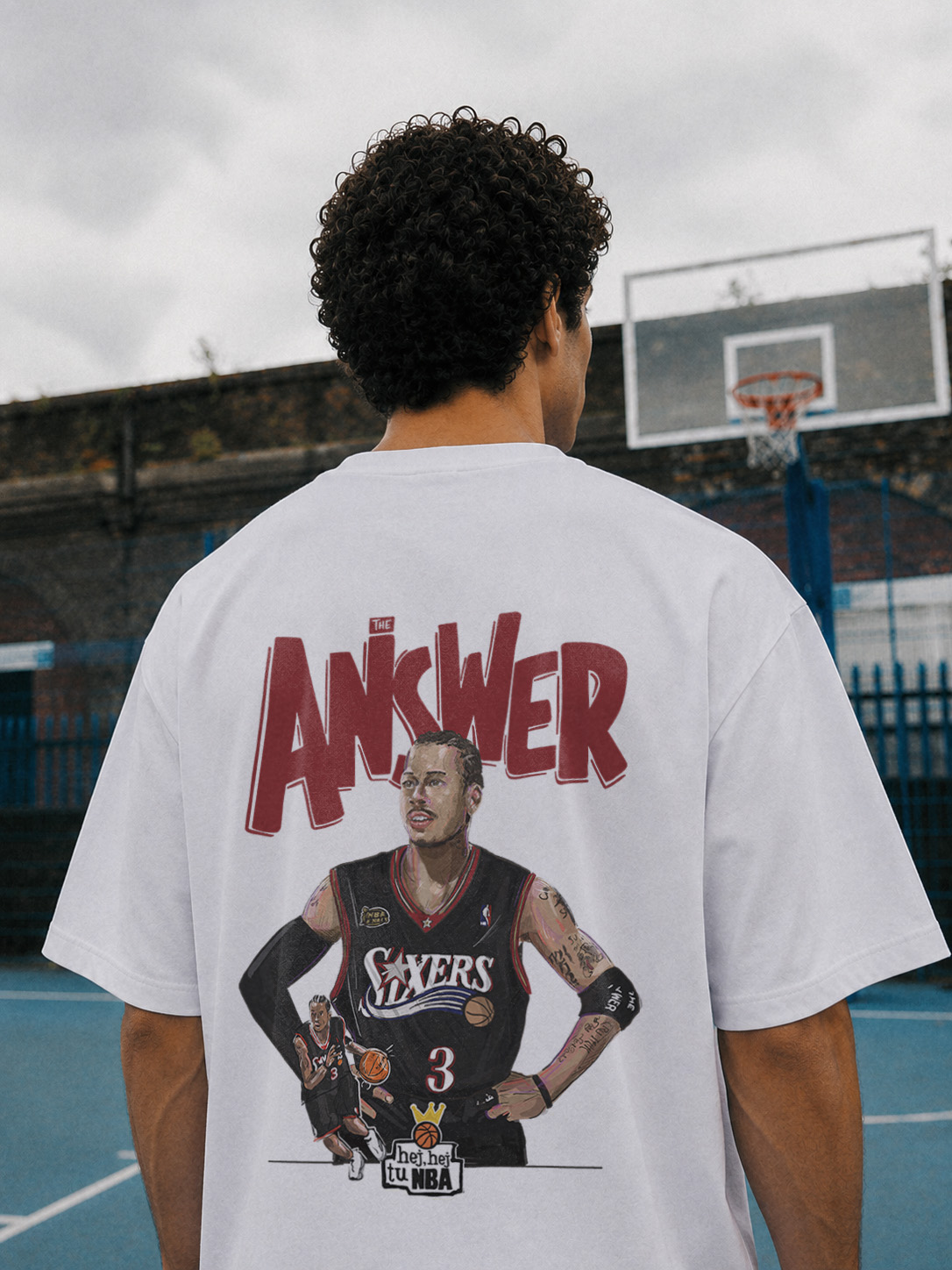 BASKET BACK ZOOM White Oversize_