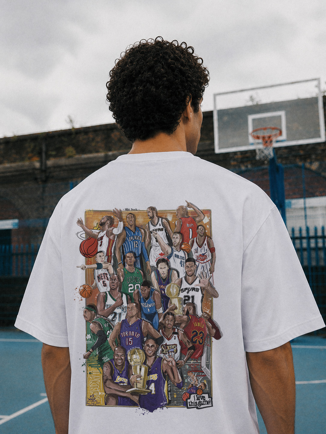 BASKET BACK ZOOM White Oversize_