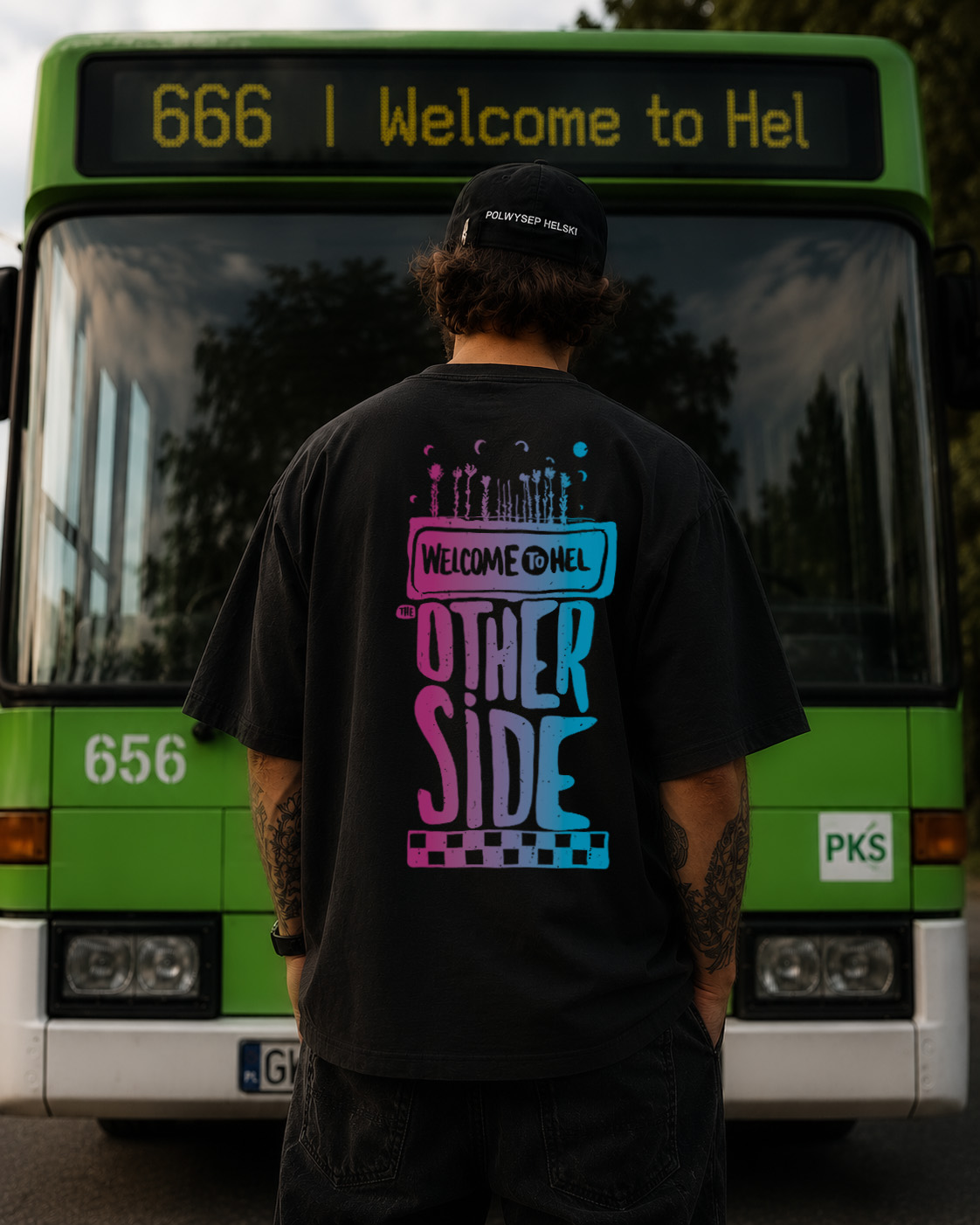 Man Back BLACK BUS