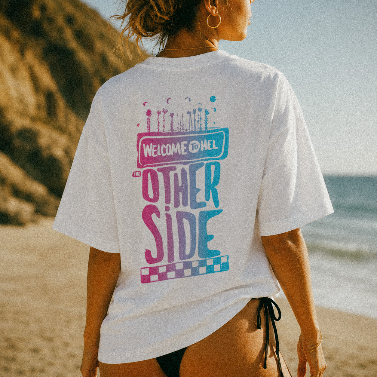 SURF Girl Closeup BACK WHITE